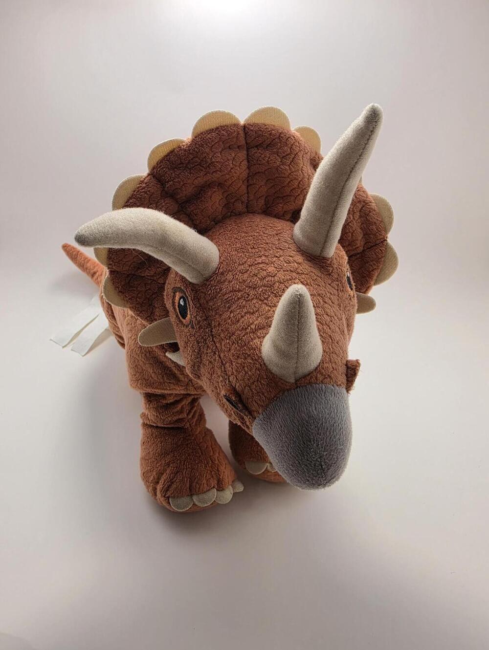 Ikea Jattelik Triceratops Plush Soft Stuffed Animal Toy Dinosaur  (18 inch)